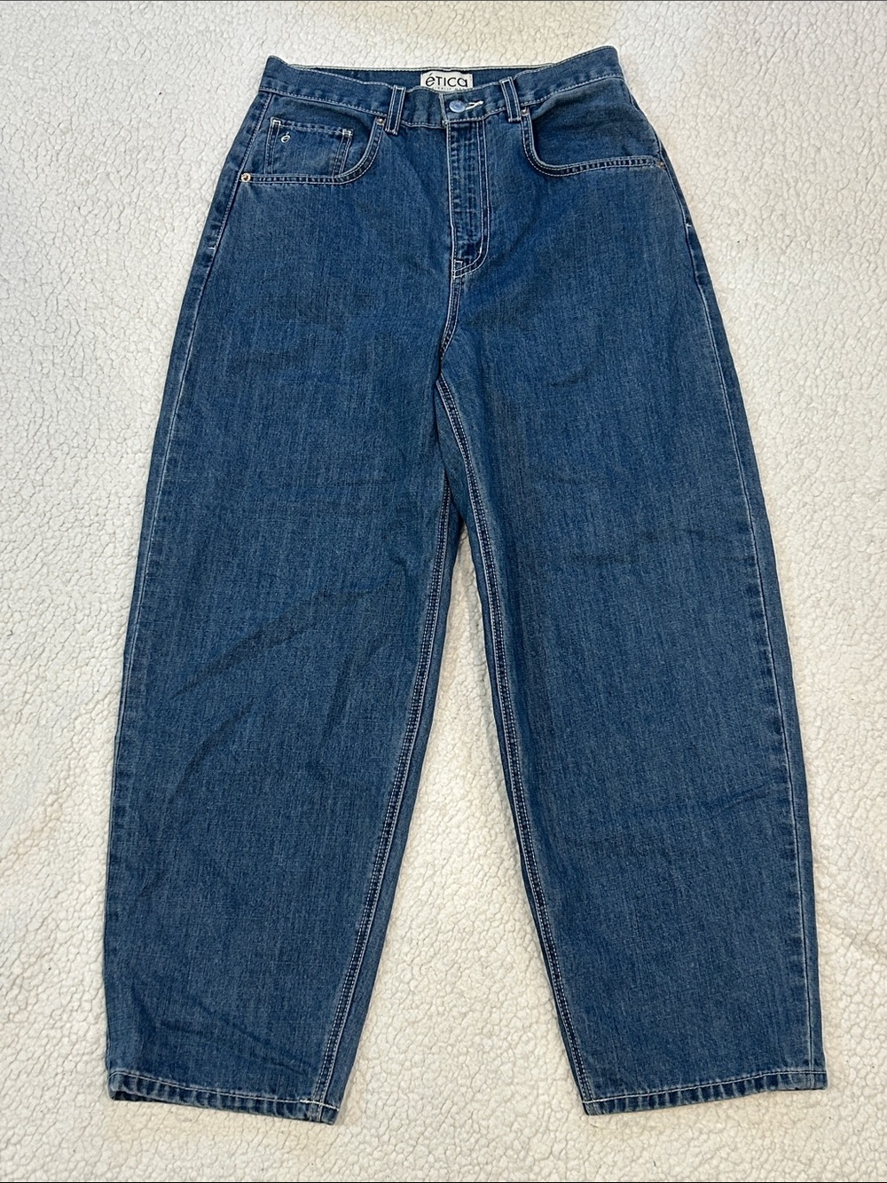 Etica Iris Relaxed Barrel Jean size 28 Fistral High Waist Baggy
